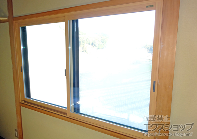 山口県岩国市のの二重窓（内窓） インプラス(ダストバリア)引き違い窓2枚建て 施工例