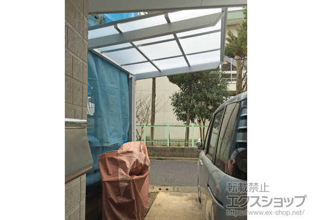 東京都品川区ののサイクルポート・駐輪場 アーキフィット ミニ 積雪〜20cm対応 施工例