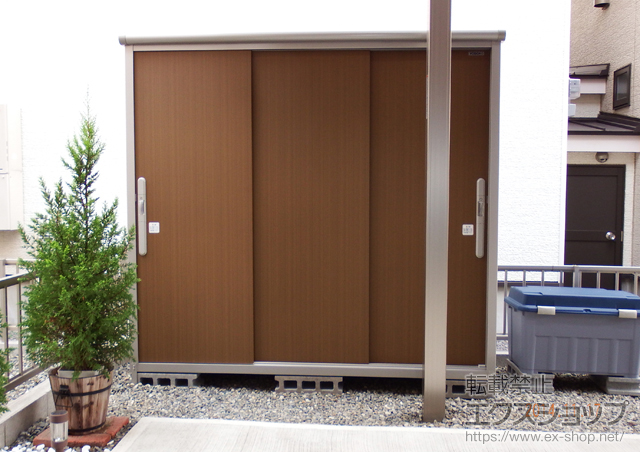 大分県大分市のの物置・屋外倉庫 エスモ 一般型(ESD-2107AGL) 施工例