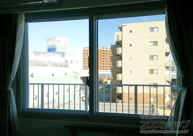 東京都江東区のの二重窓（内窓） インプラス(ダストバリア)引き違い窓2枚建て 施工例