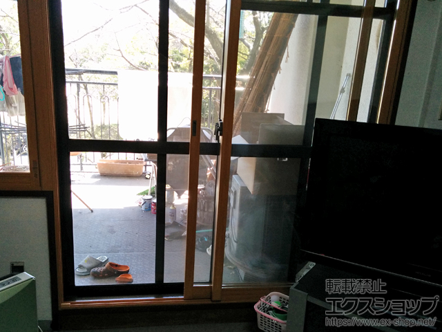 愛知県名古屋市のの二重窓（内窓） インプラス(ダストバリア)引違い窓2枚建 施工例