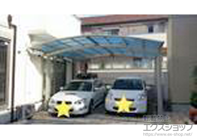 大阪府豊中市ののカーポート レイナポートグラン M合掌　積雪〜20cm対応 施工例