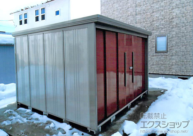 青森県北津軽郡板柳町のの物置・屋外倉庫 Mr.ストックマンダンディ 多雪型 結露減少型(ND-SZ3229) 施工例