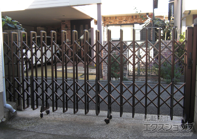 東京都武蔵野市ののカーゲート レイオス2型 ノンレール 片開き 33S 施工例