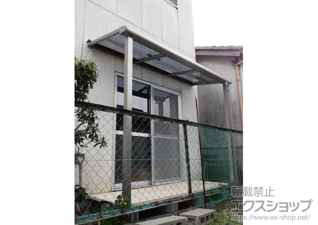 山口県岩国市のLIXIL リクシル（トステム）のテラス屋根 ライザーテラスII F型 テラスタイプ 単体 積雪～20cm対応 施工例