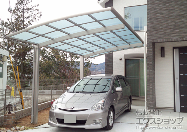 奈良県生駒市ののカーポート レイナポートグラン　積雪〜20cm対応 施工例