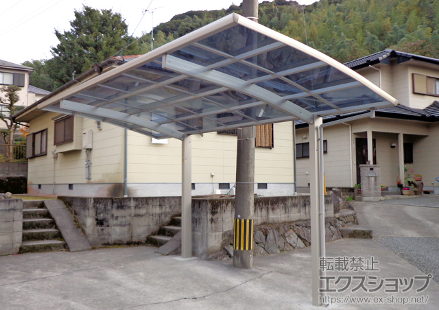 鹿児島県霧島市ののカーポート プレシオスポート 積雪〜20cm対応 施工例