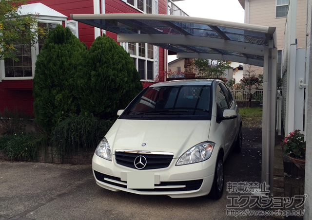 福岡県春日市ののカーポート プレシオスポート 積雪〜20cm対応 施工例