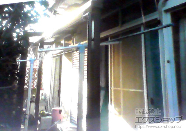 長崎県大村市のLIXIL リクシル（トステム）のテラス屋根 ライザーテラスII R型 テラスタイプ 単体 積雪〜20cm対応 施工例