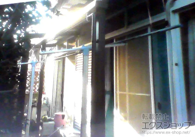 長崎県大村市ののテラス屋根 ライザーテラスII R型 テラスタイプ 単体 積雪〜20cm対応 施工例