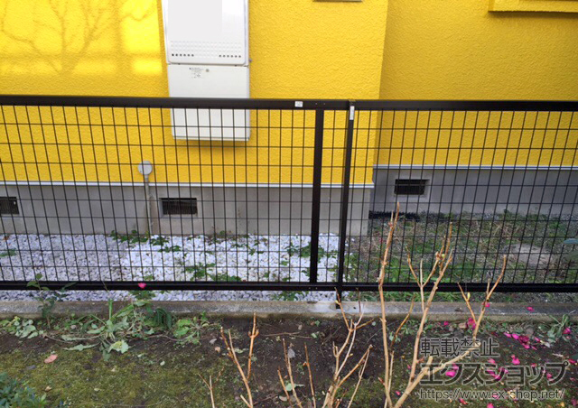 神奈川県横浜市ののフェンス・柵 アルメッシュフェンス1型 フリーポールタイプ 施工例