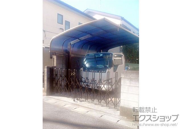 千葉県松戸市ののカーポート プレシオスポート アルファ 積雪〜20cm対応 施工例