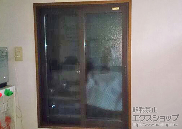 鹿児島県薩摩川内市のの二重窓（内窓） インプラス(ダストバリア)引き違い窓2枚建て 施工例