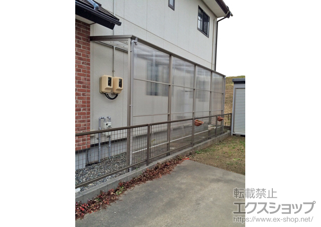 静岡県磐田市ののストックヤード ストックヤードII オープンタイプ 積雪〜20cm対応 施工例