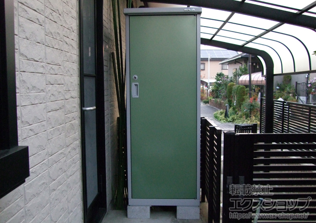 京都府京田辺市のの物置・屋外倉庫 アイビーストッカー(BJN-065D) 施工例