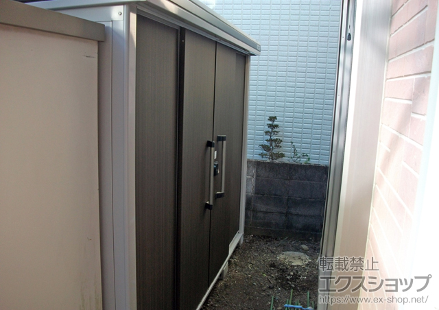 静岡県静岡市のの物置・屋外倉庫 エルモ 一般型(LMD-2911DW) 施工例