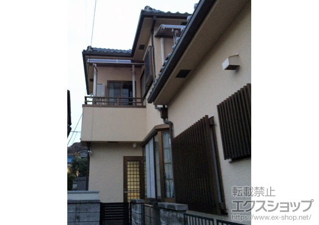 神奈川県横須賀市のLIXIL リクシル（トステム）のバルコニー・ベランダ屋根 ライザーテラスII R型 屋根タイプ 単体 積雪〜20cm対応 施工例