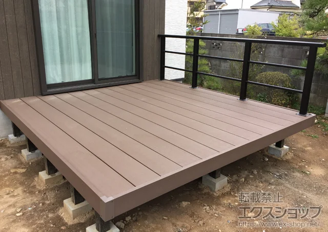 ��t���s��s��YKKAP�̃E�b�h�f�b�L ���E�b�h�f�b�L 200�{�V���v�����_���f�b�L�t�F���X2�^�����i�q2�{�^�C�v�� �{�H��