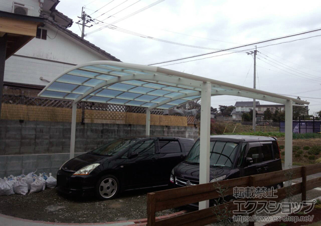 熊本県玉名郡長洲町ののカーポート レイナツインポートグラン　積雪〜20cm対応 施工例