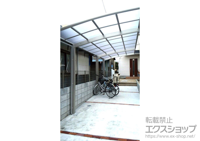 埼玉県越谷市ののカーポート レイナポートグラン 延長　積雪〜20cm対応 施工例