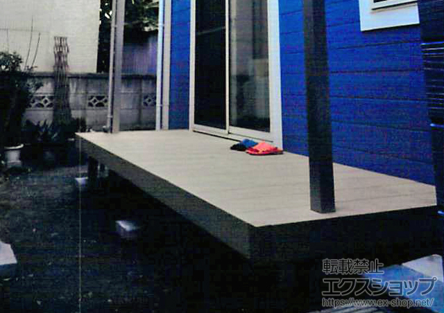 東京都葛飾区ののウッドデッキ リウッドデッキ 200 施工例