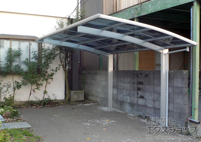 茨城県龍ケ崎市ののカーポート プレシオスポート 積雪〜20cm対応 施工例