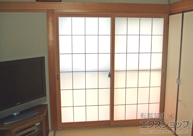 三重県名張市のの二重窓（内窓） インプラス(ダストバリア)引き違い窓2枚建て 施工例