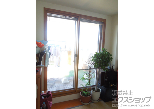 東京都八王子市のの二重窓（内窓） インプラス(ダストバリア)引き違い窓2枚建て 施工例