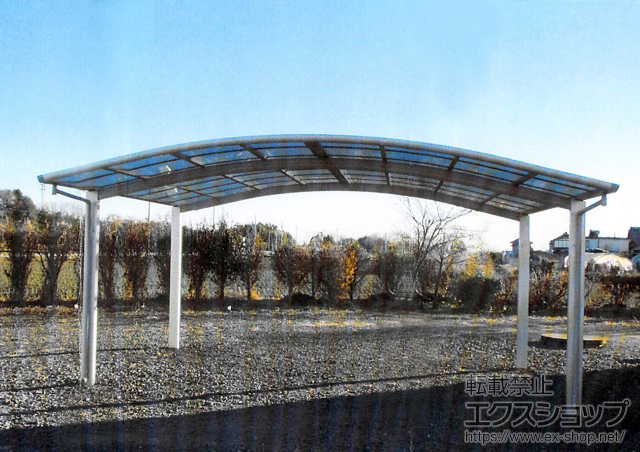 栃木県下野市ののカーポート レイナツインポートグラン　積雪〜20cm対応 施工例