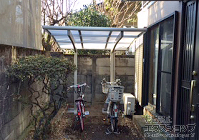 東京都新宿区ののサイクルポート・駐輪場 プレシオスポート ミニ 積雪〜20cm対応 施工例