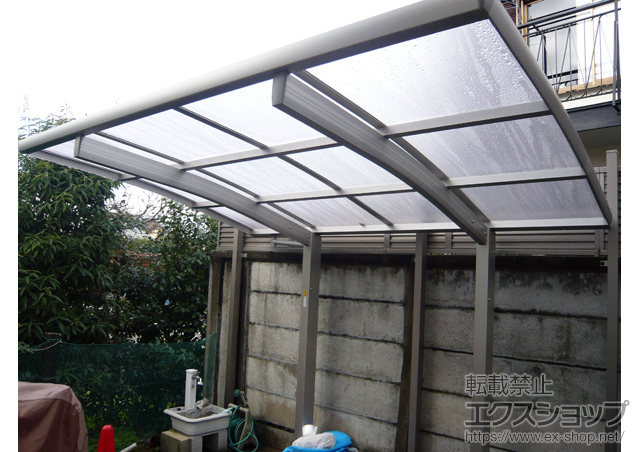 東京都狛江市ののサイクルポート・駐輪場 レイナポートグランミニ 積雪〜20cm対応 施工例