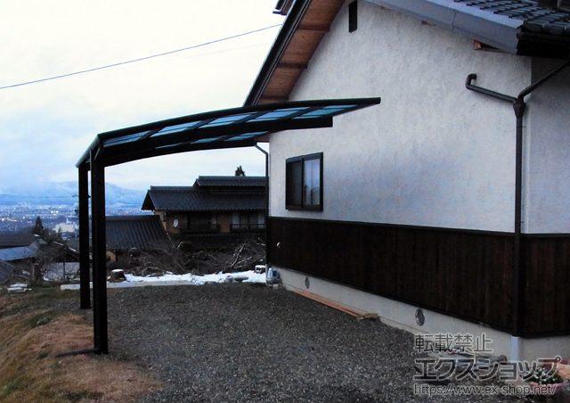 長野県長野市ののカーポート レイナポートグラン　積雪〜20cm対応 施工例