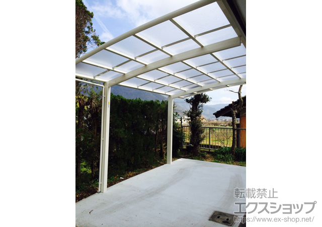 愛媛県大洲市ののカーポート レイナポートグラン　積雪〜20cm対応 施工例