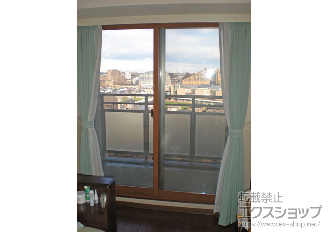 神奈川県横浜市のの二重窓（内窓） インプラス(ダストバリア)引き違い窓2枚建て 施工例