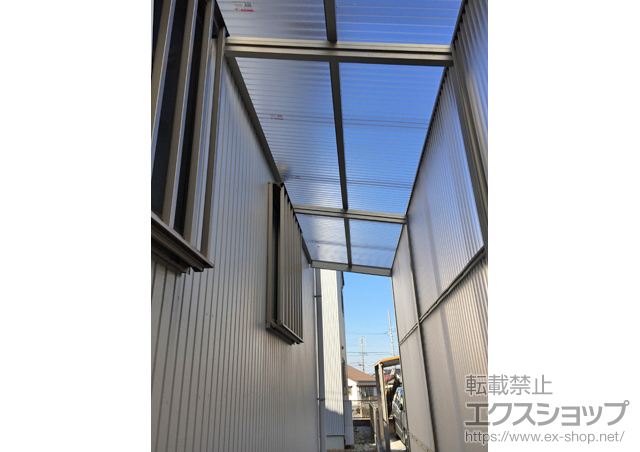 愛知県高浜市ののストックヤード ストックヤードII オープンタイプ 積雪〜20cm対応 施工例