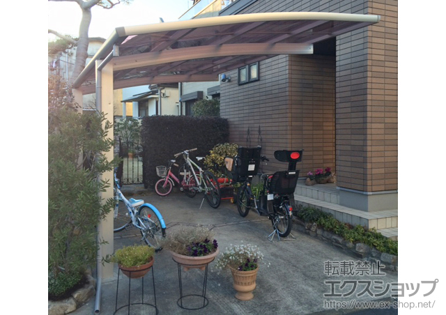 東京都品川区ののカーポート レイナポートグラン　積雪〜20cm対応 施工例