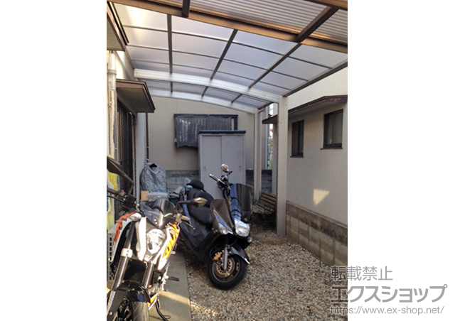 愛媛県松山市ののカーポート レイナポートグラン 延長　積雪〜20cm対応 施工例