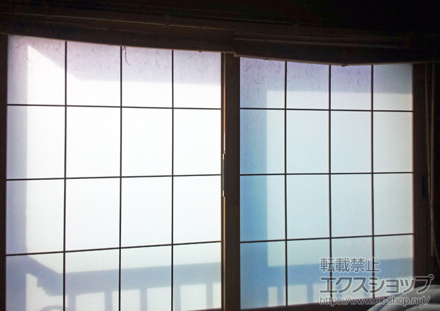 埼玉県さいたま市のの二重窓（内窓） インプラスウッド引き違い窓2枚建て 施工例