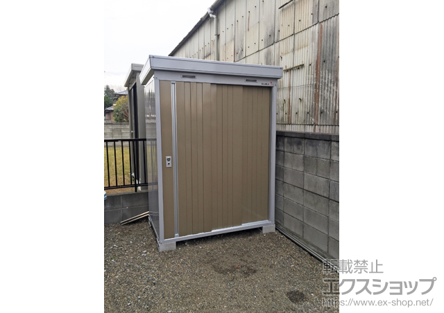 栃木県佐野市のの物置・屋外倉庫 ネクスタ 一般型（NXN-15S） 施工例
