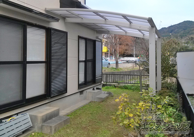 長崎県松浦市ののカーポート プレシオスポート 積雪〜20cm対応 施工例