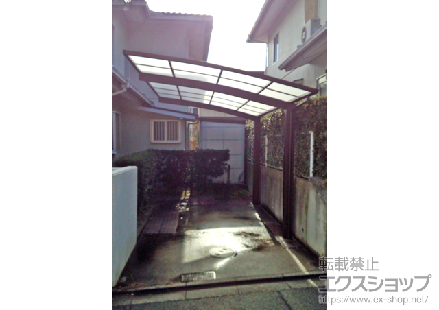 奈良県奈良市ののカーポート プレシオスポート 積雪〜20cm対応 施工例