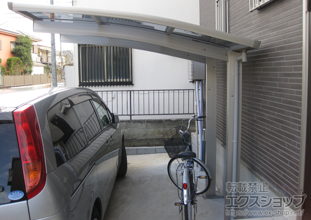 東京都小金井市ののサイクルポート・駐輪場 プレシオスポート ミニ 積雪〜20cm対応 施工例