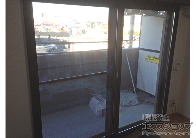 千葉県柏市のの二重窓（内窓） インプラス(ダストバリア)引き違い窓2枚建て 施工例