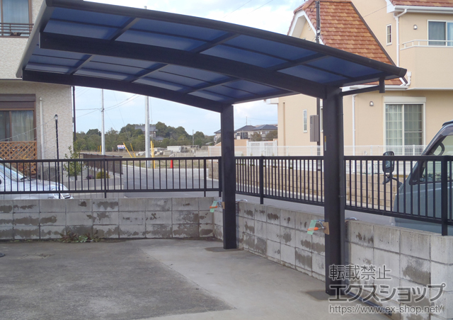 千葉県匝瑳市ののカーポート プレシオスポート 積雪〜20cm対応 施工例