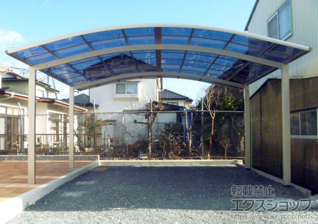 宮城県石巻市ののカーポート レイナツインポートグラン　積雪〜20cm対応 施工例