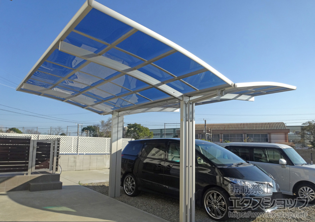 和歌山県和歌山市ののカーポート レイナポートグラン Y合掌　積雪〜20cm対応 施工例