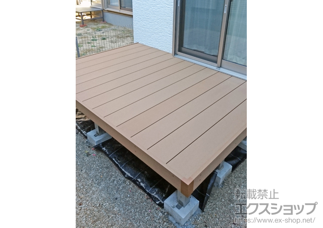愛知県岡崎市ののウッドデッキ リウッドデッキ 200 施工例