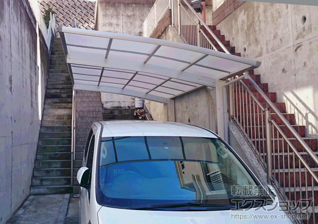 神奈川県横浜市ののカーポート プレシオスポート 積雪〜20cm対応 施工例