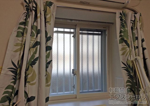 東京都小平市のの二重窓（内窓） インプラス(ダストバリア)引き違い窓2枚建て 施工例