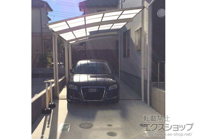 東京都世田谷区ののカーポート レイナポートグラン 延長　積雪〜20cm対応 施工例